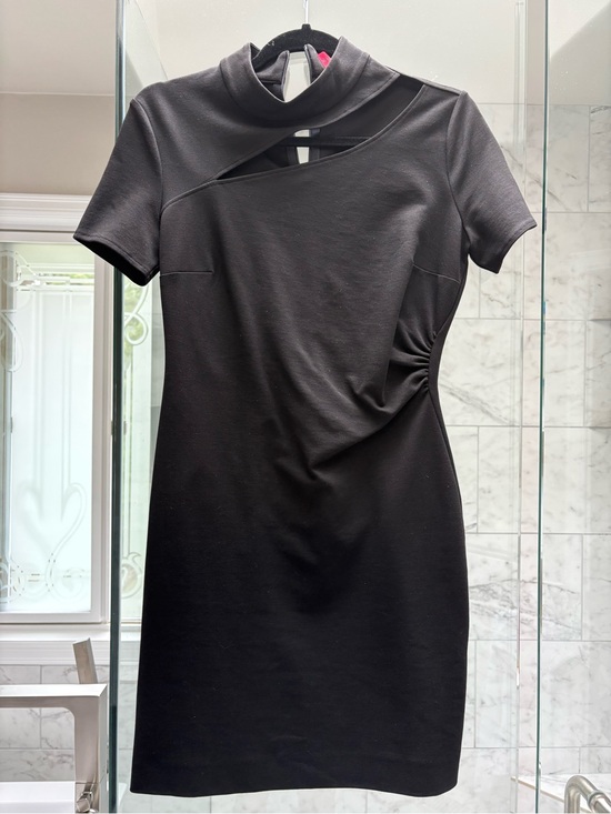 HUGO Dresses & Skirts - HUGO Black Short-Sleeve Cutout Mini Dress